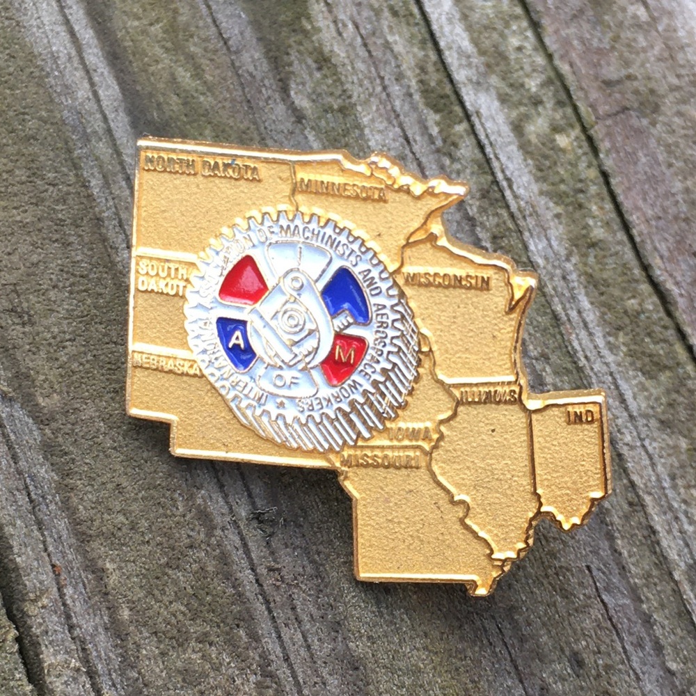 International Association Of Machinists And Aerospace Workers Pin